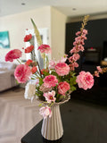 Kunstboeket Roze