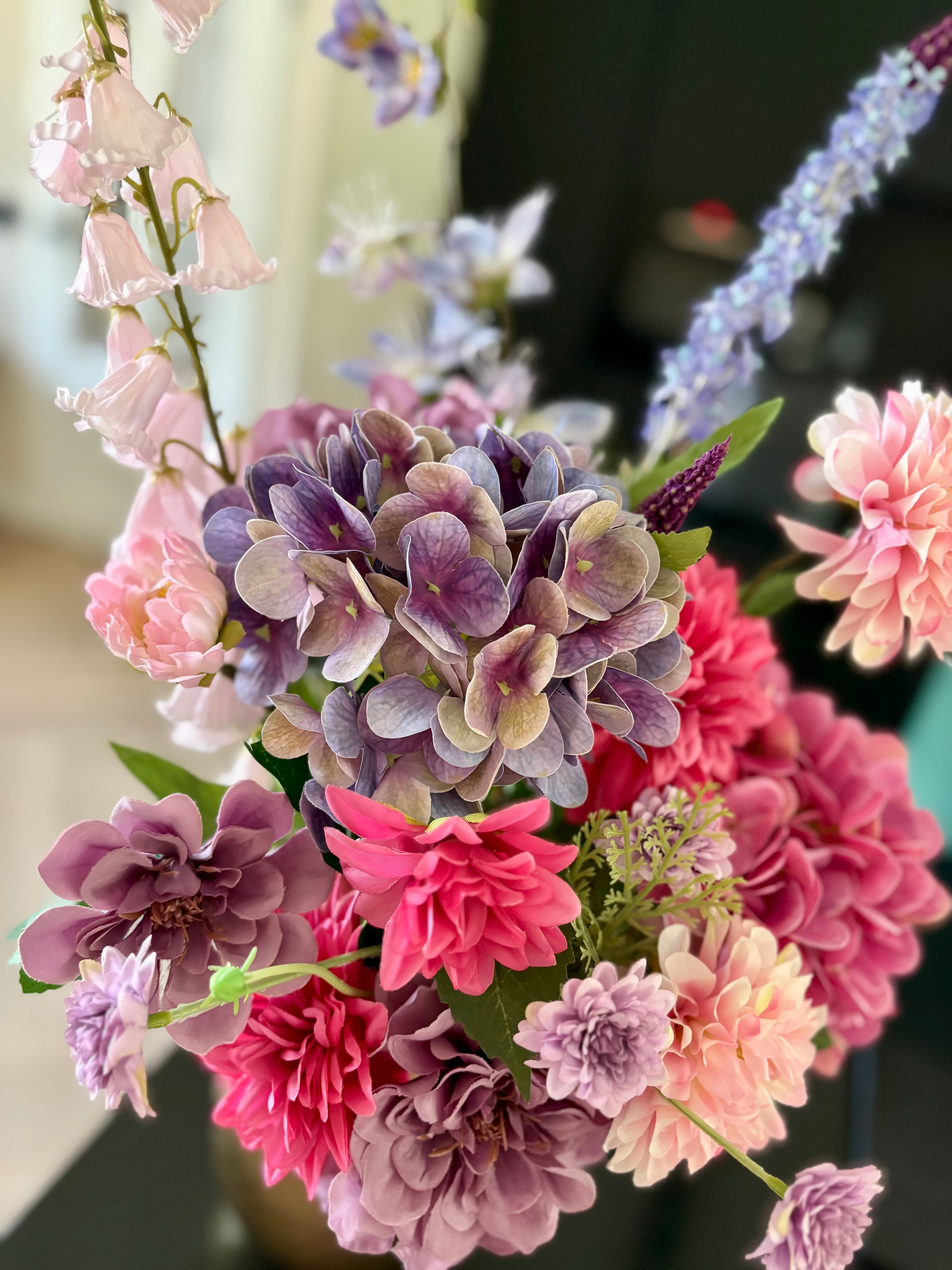 Kunstboeket Hortensia